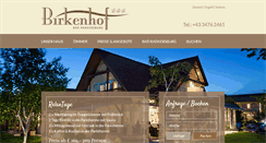 Desktop Screenshot of birkenhof-radkersburg.at